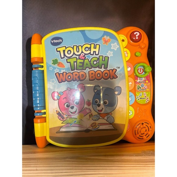 Vtech Touch and Teach Word Book #1416 Learning Works ! ABCs Music Sight Words - Picture 1 of 2